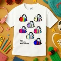 Bee Swarm Essential Bee Who You Want To Bee Kids T-Shirt thumb 3