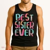 Best Sister Ever Mothers Day Tank Top thumb 3