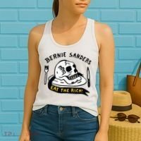 Bernie Sanders Eat The Rich Women's Tank Top thumb 2