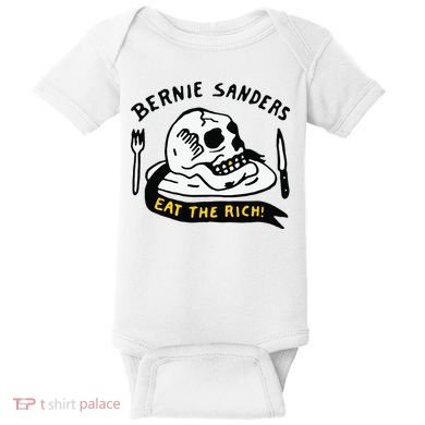 Bernie Sanders Eat The Rich Baby Bodysuit