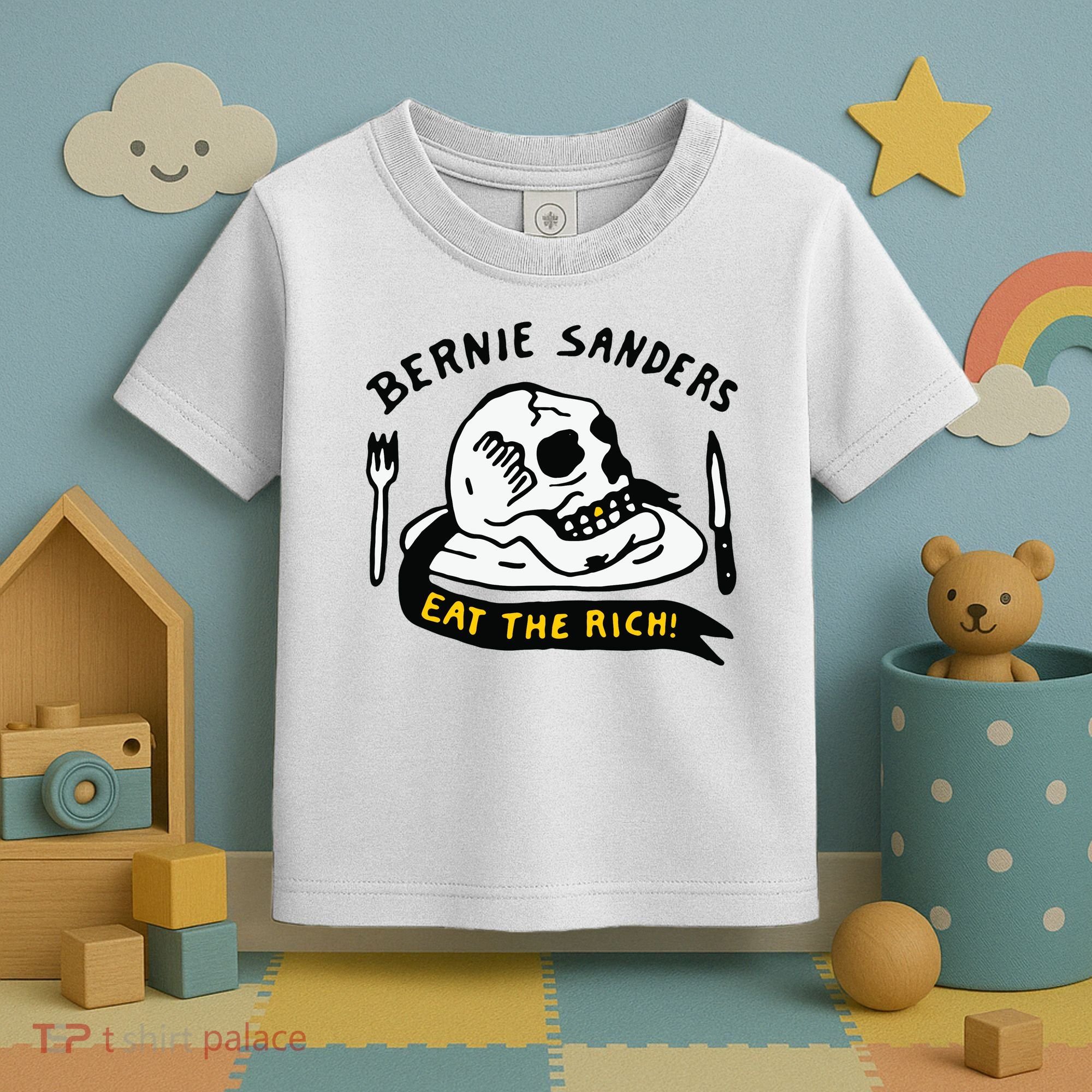Bernie Sanders Eat The Rich Toddler T-Shirt