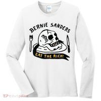 Bernie Sanders Eat The Rich Women's Long Sleeve Shirt thumb 0
