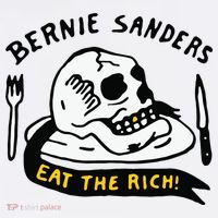Bernie Sanders Eat The Rich Women's Long Sleeve Shirt thumb 2