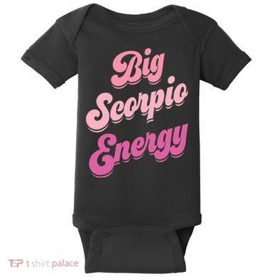 Big Scorpio Energy Scorpio Zodiac Sign Baby Bodysuit
