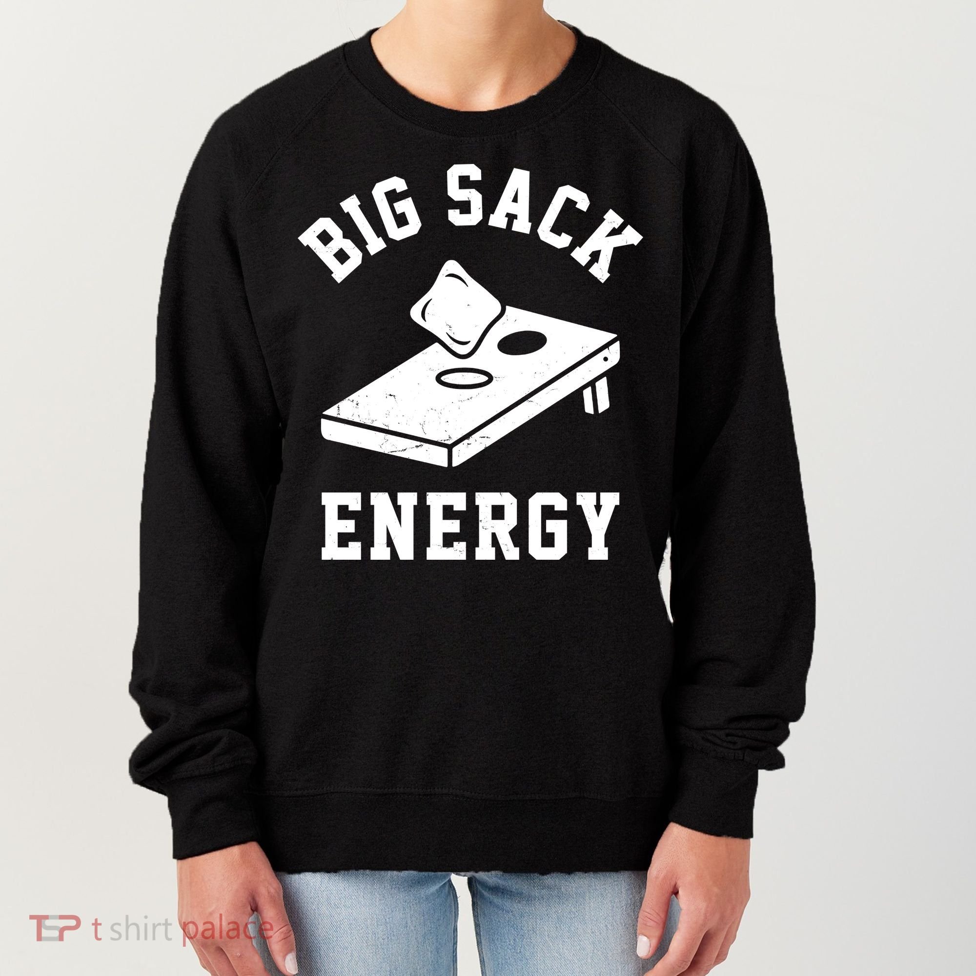 Big Sack Energy Funny Cornhole Women's Sweatshirt