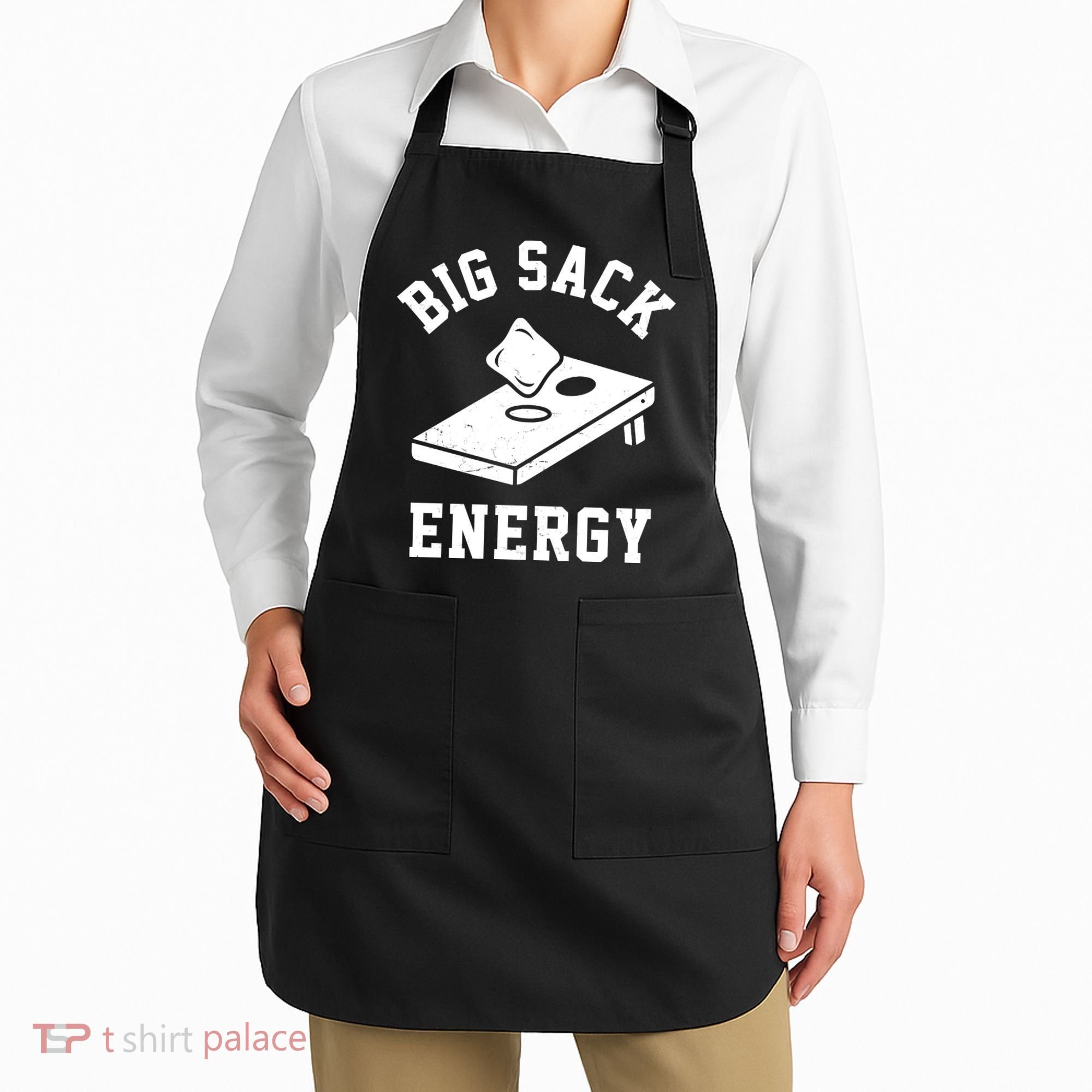 Big Sack Energy Funny Cornhole Apron