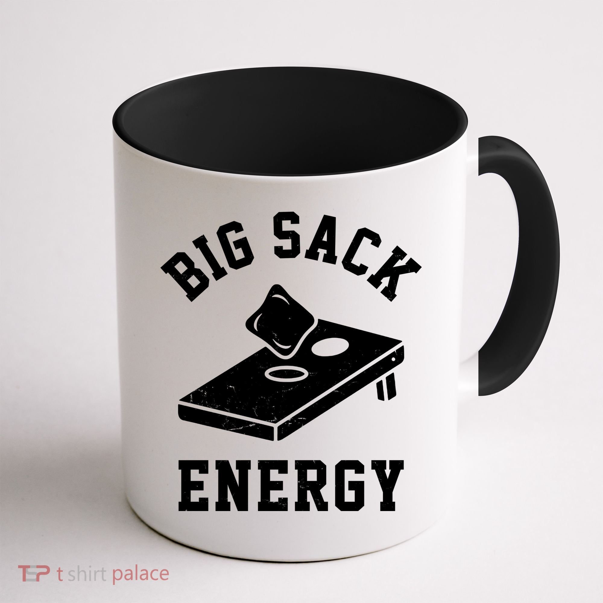 Big Sack Energy Funny Cornhole Coffee Mug