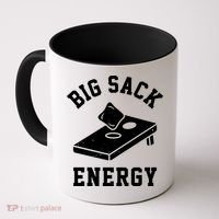Big Sack Energy Funny Cornhole Coffee Mug thumb 0