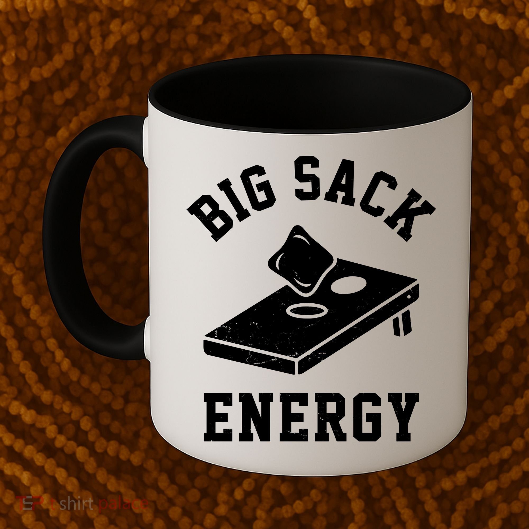 Big Sack Energy Funny Cornhole Coffee Mug