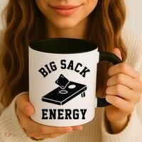 Big Sack Energy Funny Cornhole Coffee Mug thumb 3