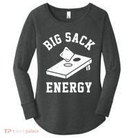 Big Sack Energy Funny Cornhole Women's Perfect Tri Tunic Long Sleeve Shirt thumb 0