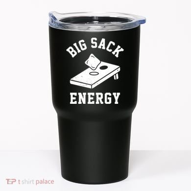 Big Sack Energy Funny Cornhole Tumbler
