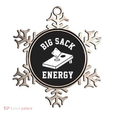 Big Sack Energy Funny Cornhole Ornament