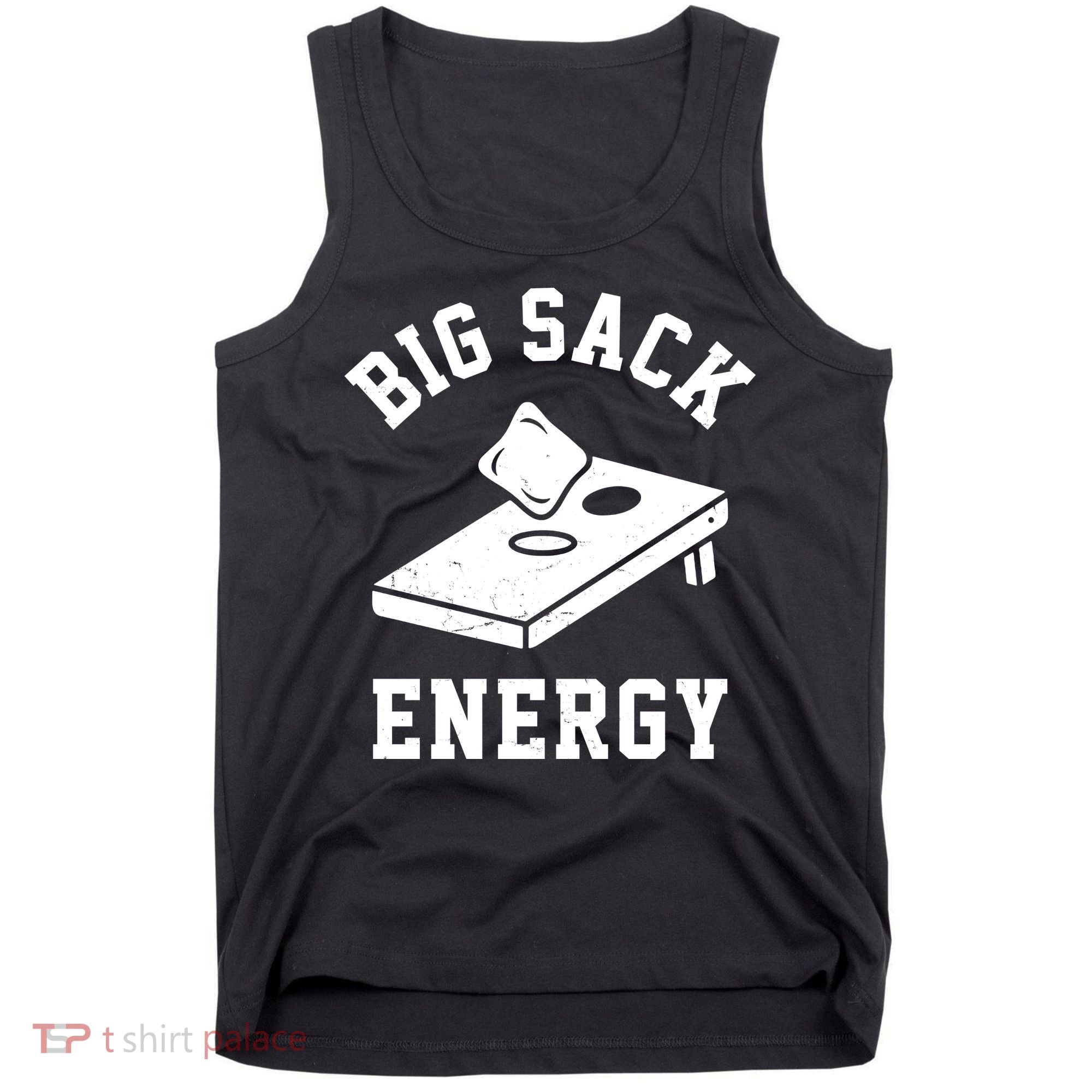 Big Sack Energy Funny Cornhole Tank Top