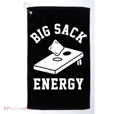 Big Sack Energy Funny Cornhole Golf Towel