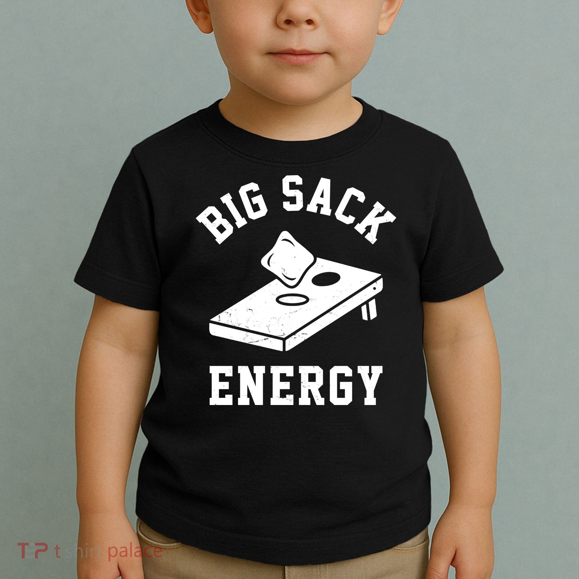 Big Sack Energy Funny Cornhole Toddler T-Shirt