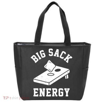 Big Sack Energy Funny Cornhole Tote Bag