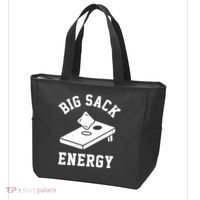 Big Sack Energy Funny Cornhole Tote Bag thumb 3