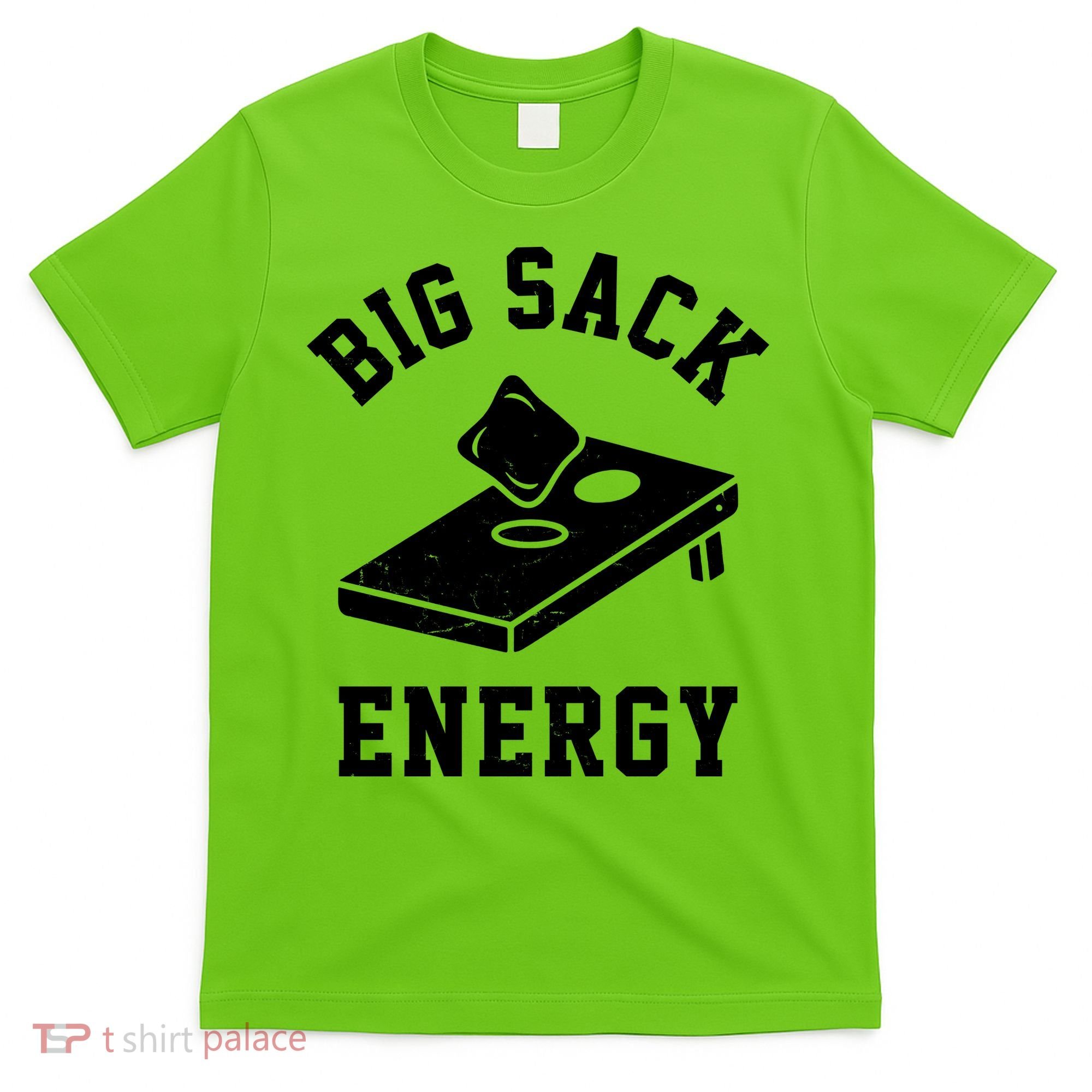 Big Sack Energy Funny Cornhole T-Shirt