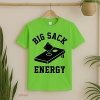 Big Sack Energy Funny Cornhole T-Shirt thumb 2
