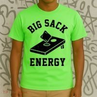 Big Sack Energy Funny Cornhole T-Shirt thumb 3