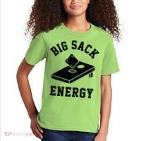 Big Sack Energy Funny Cornhole Kids T-Shirt thumb 2