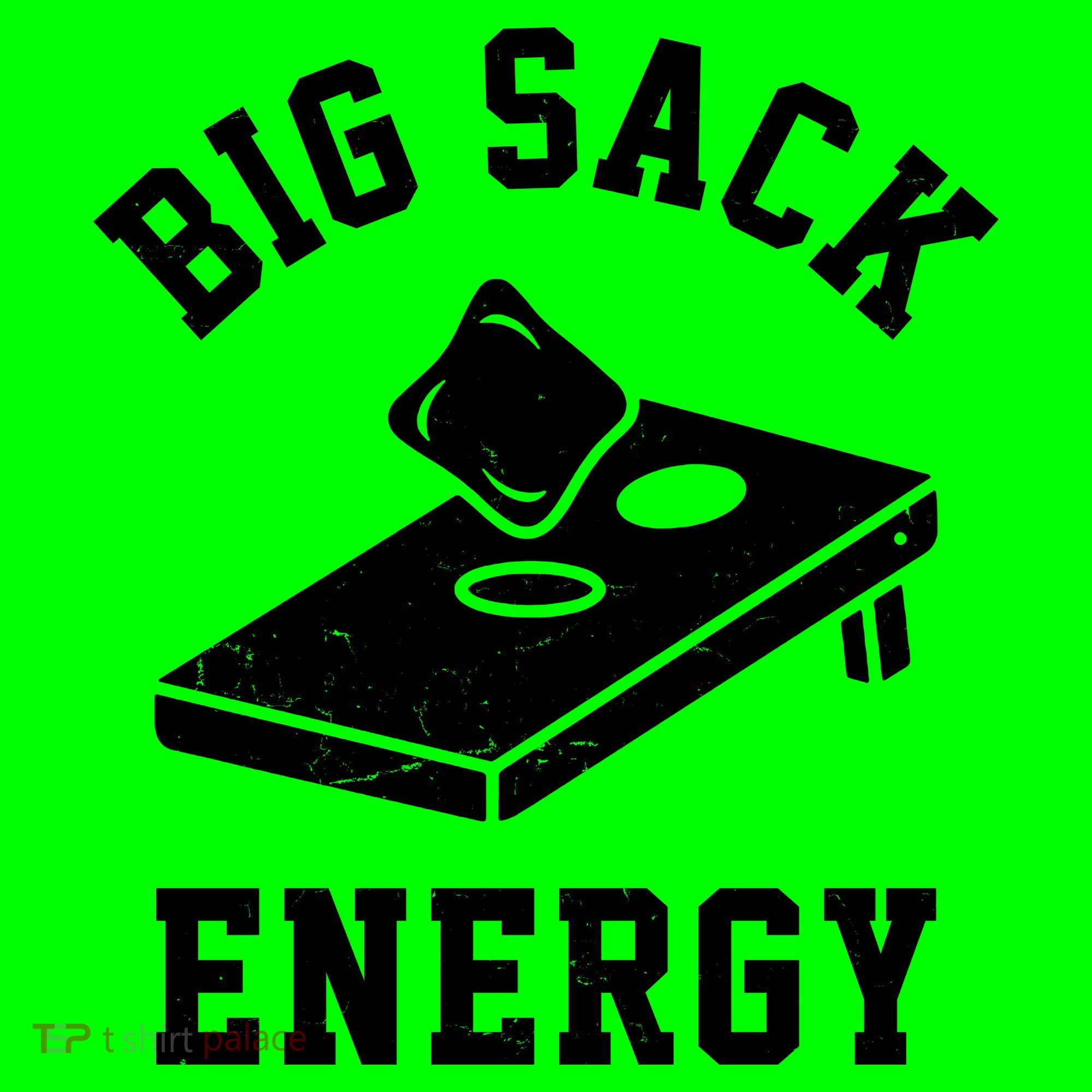 Big Sack Energy Funny Cornhole Kids T-Shirt