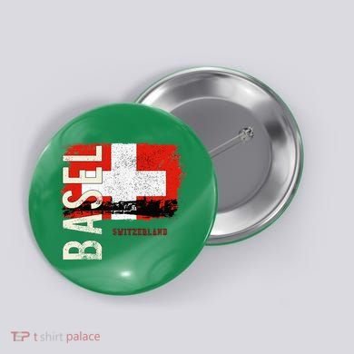 Basel Switzerland Europe Button