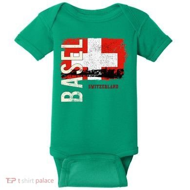 Basel Switzerland Europe Baby Bodysuit