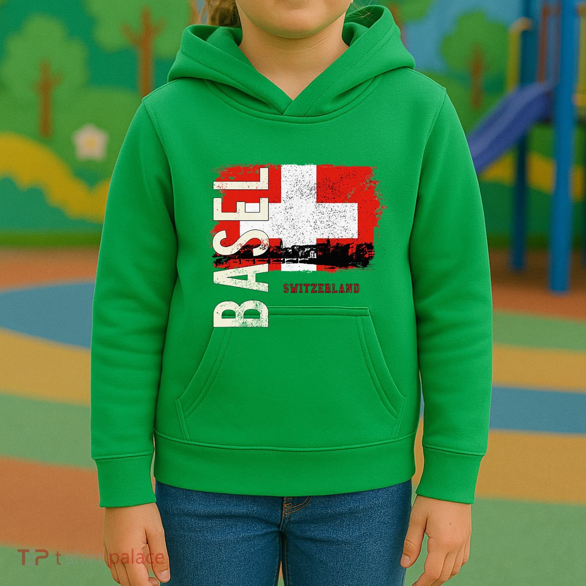 Basel Switzerland Europe Kids Hoodie