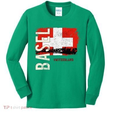 Basel Switzerland Europe Kids Long Sleeve Shirt