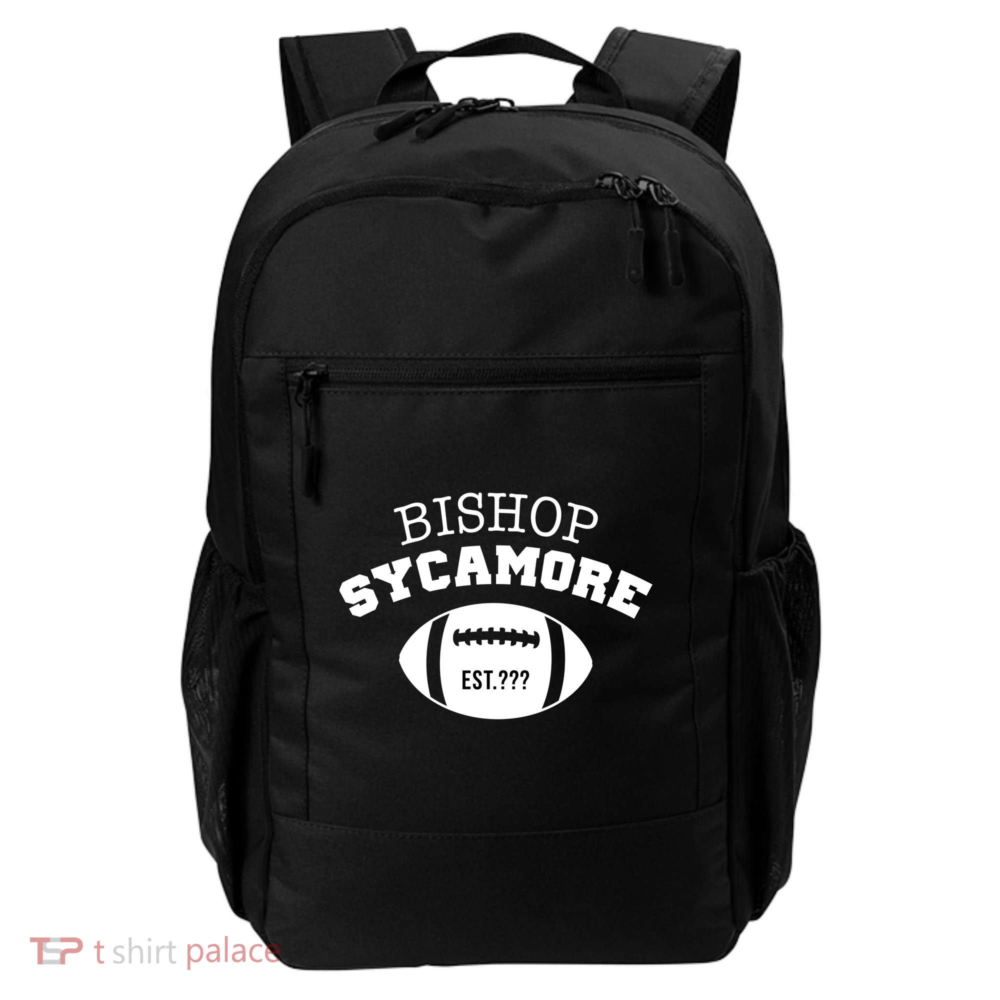 Bishop Sycamore Est. ??? Funny Backpack