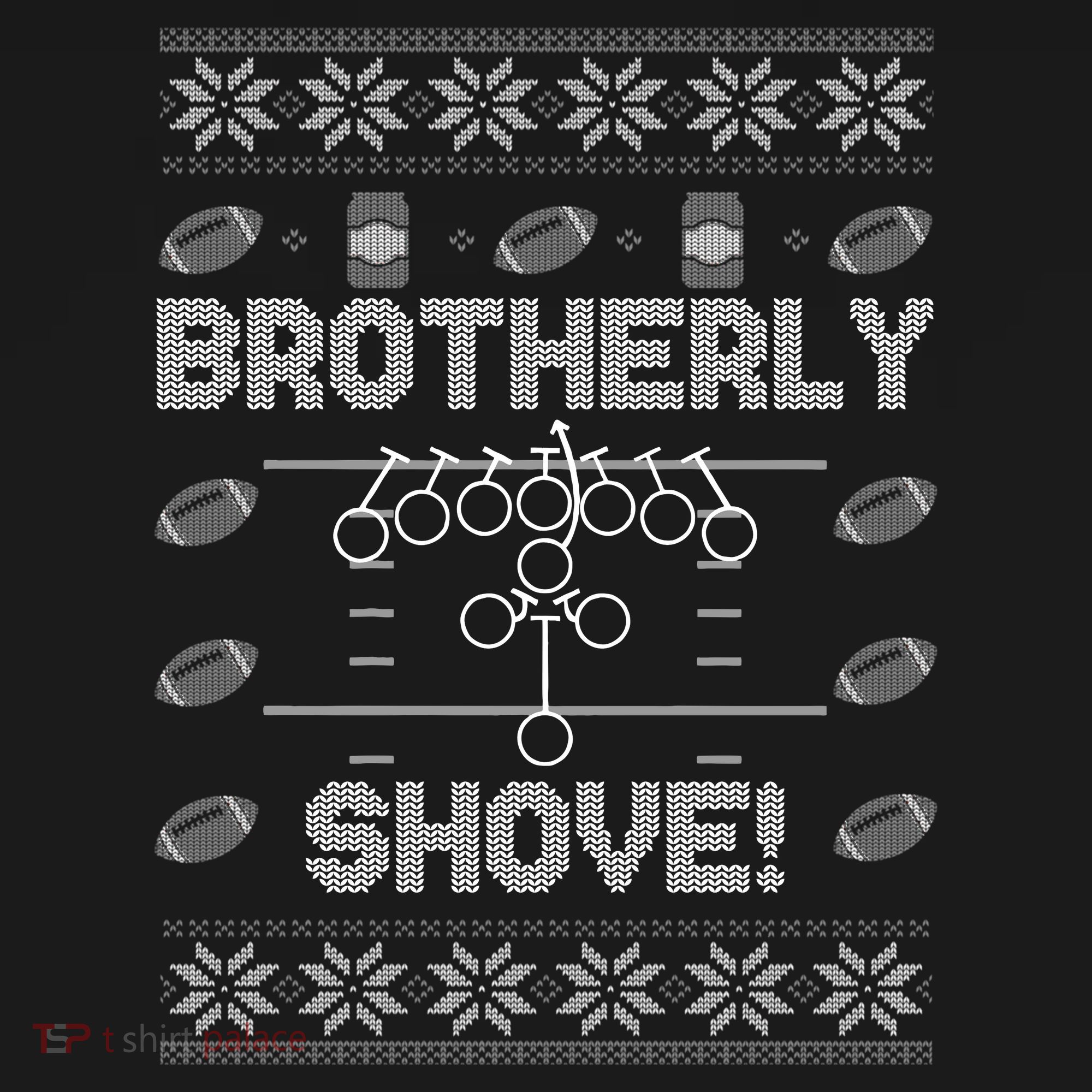 Brotherly Shove Eagles Nick Sirianni Ugly Christmas Sweater Doggie Tank
