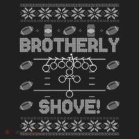 Brotherly Shove Eagles Nick Sirianni Ugly Christmas Sweater Beanie thumb 2