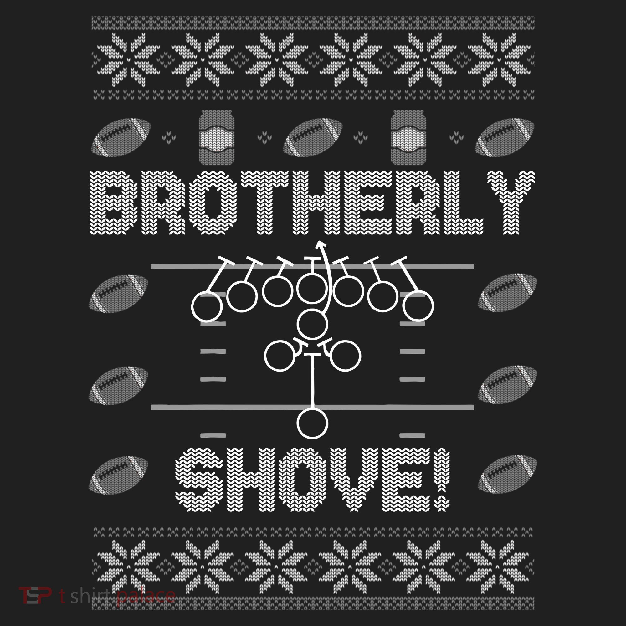 Brotherly Shove Eagles Nick Sirianni Ugly Christmas Sweater Hat