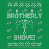 Brotherly Shove Eagles Nick Sirianni Ugly Christmas Sweater Baby Bodysuit thumb 2