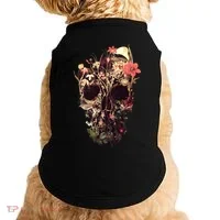 Bloom Skull Flower Doggie Tank thumb 0