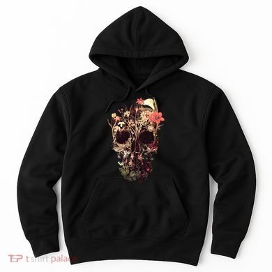 Bloom Skull Flower Hoodie