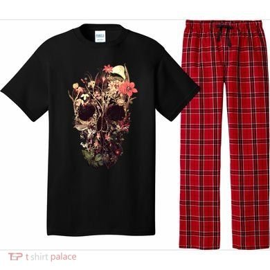 Bloom Skull Flower Pajama Set