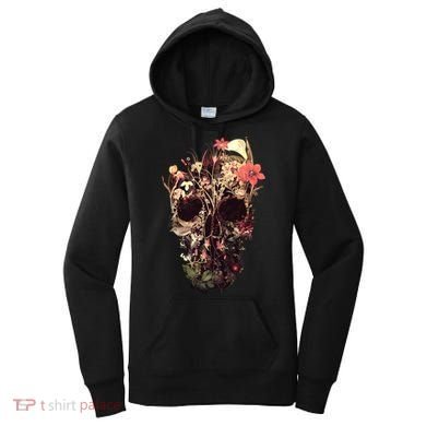 Bloom Skull Flower Women's Hoodie