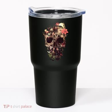 Bloom Skull Flower Tumbler