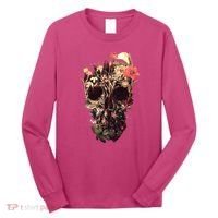 Bloom Skull Flower Long Sleeve Shirt thumb 0