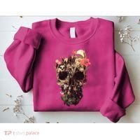 Bloom Skull Flower Sweatshirt thumb 2