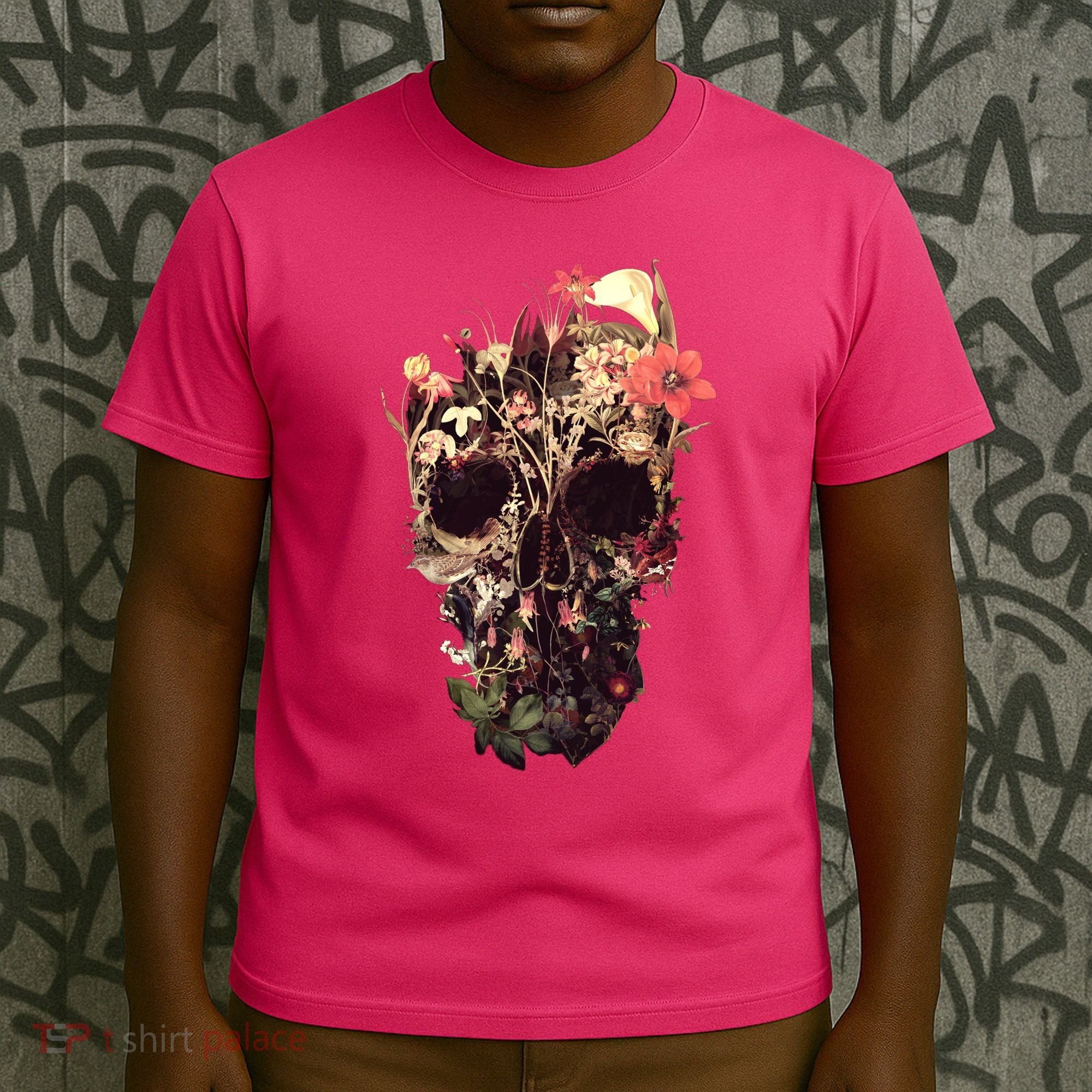 Bloom Skull Flower T-Shirt