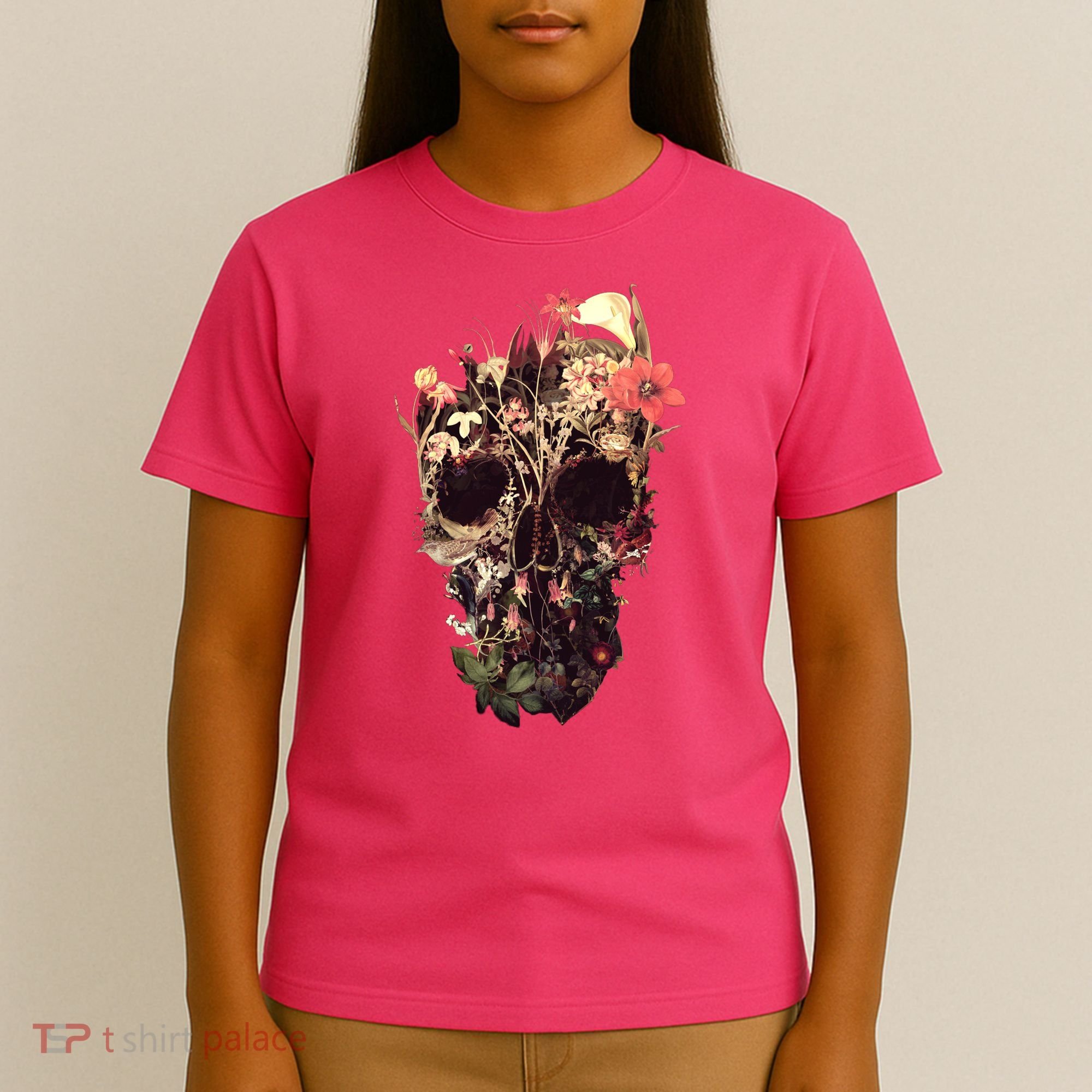 Bloom Skull Flower T-Shirt