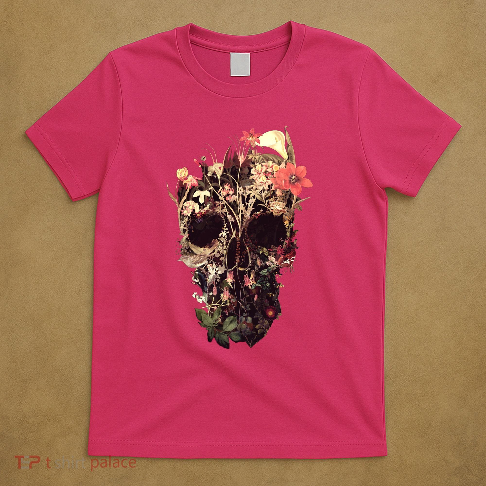 Bloom Skull Flower T-Shirt