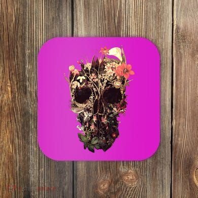 Bloom Skull Flower Coaster