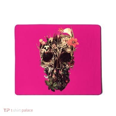 Bloom Skull Flower Mousepad