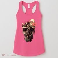Bloom Skull Flower Women's Tank Top thumb 0