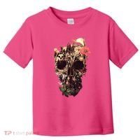 Bloom Skull Flower Toddler T-Shirt thumb 0